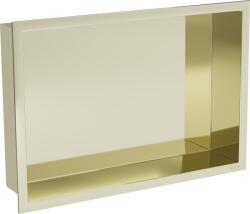 Mexen X-Wall-R raft cu nișă și guler 45 x 30 cm, auriu periat - 1950453010 (1950453010)