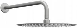 Mexen Slim pălărie de duș 30 cm cu braț de duș, gri armat periat - 79230211-66 (79230211-66)