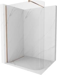 Mexen Kioto-R panou de duș curbat Walk-in 100 x 200 cm, transparent 8 mm, aur roz - 800-100-101-60-06 (800-100-101-60-06)