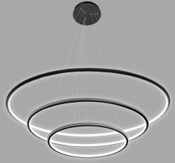 Altavola Design Ledowe Okręgi függőlámpa 3x99 W fekete LA075/P_80_in_4k_black