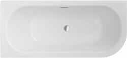 Besco Avita Slim+ vékony sarokkád 180x80 cm baloldali fehér #WAV-180-NLP