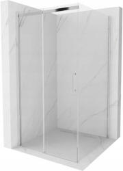 Mexen Omega cabină de duș extensibilă 100 x 100 cm, transparent, Crom - 825-100-100-01-00 (825-100-100-01-00)