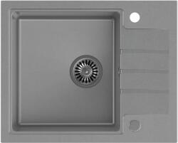 Quadron Peter graniteq mosogató 62x50 cm szürke/grafit/onix HCQP6250SZK (HCQP6250SZK)