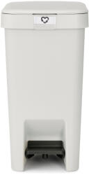 Brabantia StepUp hulladéktartály 10 l fehér-szürke 800245 (800245)
