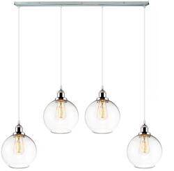 Altavola Design New York Loft függőlámpa 4x W króm-átlátszó LA035/CL4_chrom_max