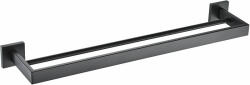 Mexen Vox cuier dublu pentru prosop, negru - 707025-70 (707025-70)