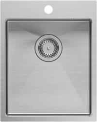 Quadron Russel acél mosogató szifonnal 50x40 cm HB4050BS (HB4050BS)