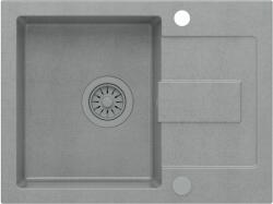 Quadron Christian graniteq mosogató 60x45 cm szürke/grafit/onix HCQC6045SZK_PC (HCQC6045SZKPC)