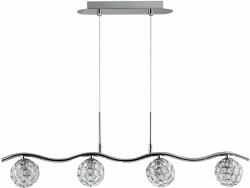 Candellux Starlet függőlámpa 4x40 W króm-átlátszó 34-85750