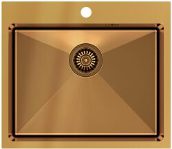 Quadron Russel acél mosogató 55x48 cm réz HB7910PVDBSC1 (HB7910PVDBSC1)