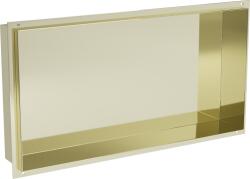 Mexen X-Wall-NR raft încastrat fără flanșă 60 x 30 cm, auriu periat - 1951603010 (1951603010)