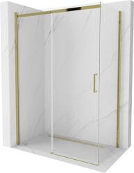 Mexen Omega cabină de duș extensibilă 130 x 70 cm, transparent, Aurie - 825-130-070-50-00 (825-130-070-50-00)