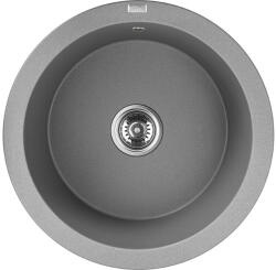 Laveo Dafne gránit mosogató 51x51 cm szürke/grafit/onix SBD588Y