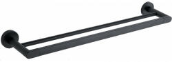 Mexen Tiber suport dublu pentru prosop, negru - 7050525-70 (7050525-70)