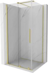 Mexen Velar cabină de duș glisantă 120 x 75 cm, transparentă, aurie periată - 871-120-075-01-55 (871-120-075-01-55)
