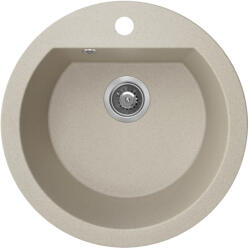 Laveo Dafne gránit mosogató 51x51 cm bézs SBD480T (SBD480T)