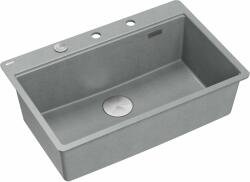 Quadron Marc graniteq mosogató 75x49 cm szürke/grafit/onix HQM7650U5_FM_BS (HQM7650U5FMBS)