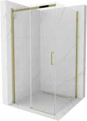 Mexen Omega cabină de duș glisantă 100 x 100 cm, transparentă, aurie - 825-100-100-50-00 (825-100-100-50-00)