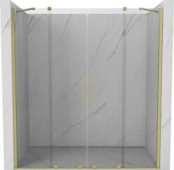 Mexen Velar Duo uși de duș glisante 200 cm, transparent, auriu periat - 871-200-000-02-55 (871-200-000-02-55)