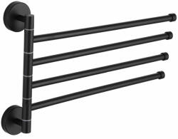 Mexen cuier rotativ cvadruplu pentru prosoape, negru - 7039244-70 (7039244-70)