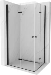 Mexen Lima Duo cabină de duș pliabilă 100 x 90 cm, transparentă, neagră - 856-100-090-70-00-02 (856-100-090-70-00-02)