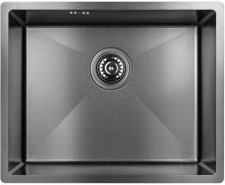 Laveo Marmara acél mosogató szifonnal 54x44 cm SAM510P (SAM510P)