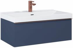 Elita Look szekrény 80x44.9x28.1 cm mosdókagyló alá akasztható kék RE010803027030