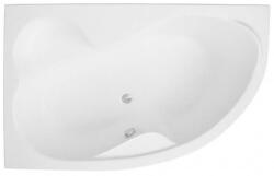 Polimat Mega sarokkád 160x105 cm baloldali fehér 00230 (00230)