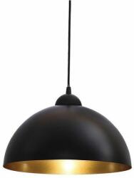 Abigali Round függőlámpa 1x40 W fekete-arany CHFB-E27