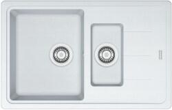 Franke Basis gránit mosogató 78x50 cm fehér 114.0676. 283 (1140676283)