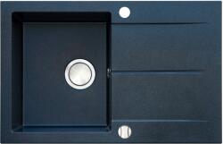 BERG Hobart gránit mosogató 78x50 cm szürke/grafit/onix BRQ1411 (BRQ1411)
