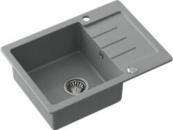 Quadron Johnny graniteq mosogató 60x44 cm szürke/grafit/onix HCQJ6044SZK (HCQJ6044SZK)