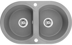 Laveo Dafne gránit mosogató 78x47 cm szürke/grafit/onix SBD520T (SBD520T)