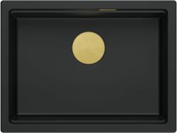 Quadron Logan graniteq mosogató 56x45 cm fekete HQJ6045U7_PVDG1_U