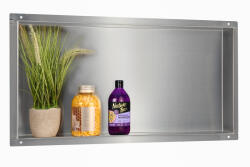 Balneo Wall-Box No Rim Inox süllyesztett polc 60 cm acél OB-IN3-NR (OBIN3NR)