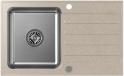 Quadron Kenneth gránit és acél mosogató 78x48 cm bézs FUS_K7848BE (FUSK7848BE)