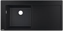 Hansgrohe S 51 gránit mosogató 105x51 cm fekete 43330170