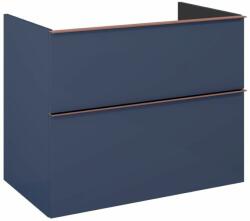 Elita Look szekrény 80x44.9x63.5 cm mosdókagyló alá akasztható kék RE080801027030