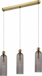 Light Prestige Piega függőlámpa 3x40 W füst színű -arany LP-939/3LSMOKED