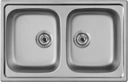 Pyramis Athena acél mosogató 79x50 cm 107165201 (107165201)