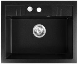 FDesign Carioca gránit mosogató 58x48 cm szürke/grafit/onix FD9-11-4858-22 (FD911485822)