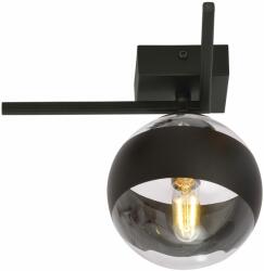 Emibig Imago Stripe mennyezeti lámpa 1x10 W fekete-átlátszó 1132/1G