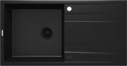 Deante Eridan gránit mosogató 100x52 cm fekete ZQE_N713