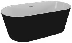 Polimat Uzo térben álló kád 160x80 cm ovális kétszínű 00337 (00337)