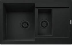 Franke Maris gránit mosogató 78x50 cm fekete 114.0693. 532 (1140693532)