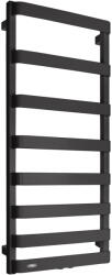 Oltens Varme fürdőszoba radiátor íves 108.5x50 cm fekete matt 55001300 (55001300)