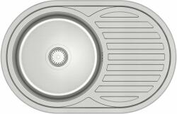 Quadron Tom 211 acél mosogató szifonnal 77x50 cm acél HD211SAT7750 (HD211SAT7750)