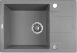 Laveo Barbados gránit mosogató 65x44 cm szürke/grafit/onix SBB513T (SBB513T)