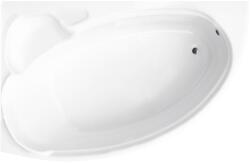Besco Finezja Nova sarokkád 155x95 cm baloldali fehér #WAF-155-NL (#WAF155NL)