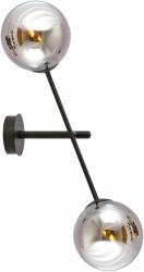 Emibig Linear oldalfali lámpa 2x10 W fekete-grafit 1167/K2